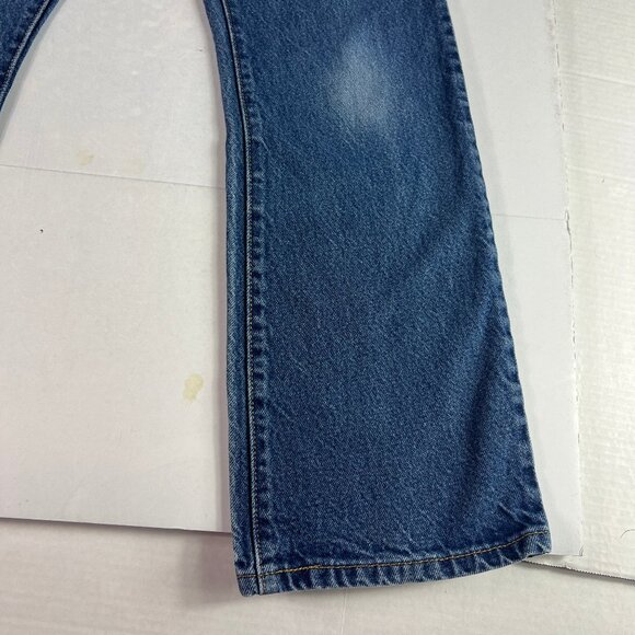 Levi's Jeans Men's 29 x 29* 517 Boot Cut Blue Faded Cotton Denim Tag 32 x 30 - Picture 6 of 16